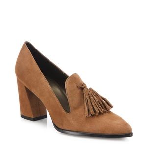 Stuart Weizman Broom Heel 7M worn once comes with box.